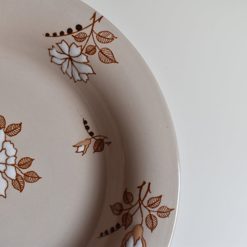 Antique Deep Plate Ron Wir Beatrix C