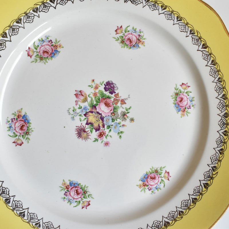 Vintage Plate Digoin & Sarreguemines Graziella C