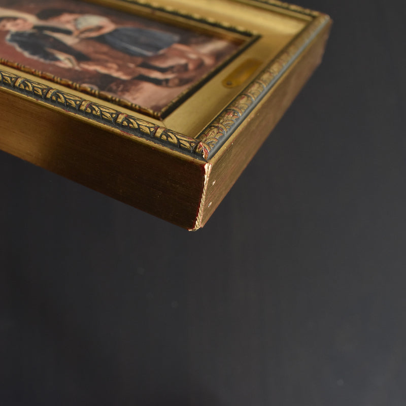 Vintage frame with illustration Oemichen