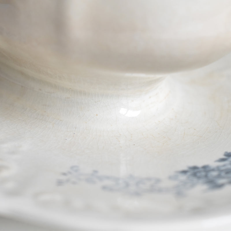 Antique Sauce Boat U&C Sarreguemines Aïda A