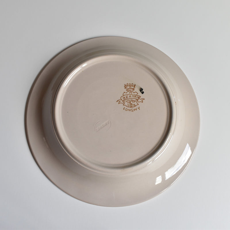 Antique Deep Plate, Ronウィ Beatrix D