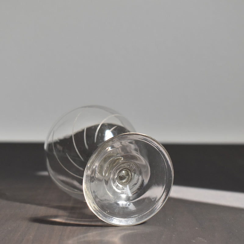 Vintage Glass with Stem D