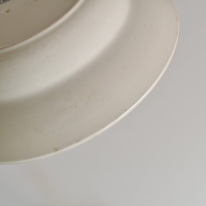 Vintage Deep Plate Digoin & Sarreguemines Houx (Holly) B