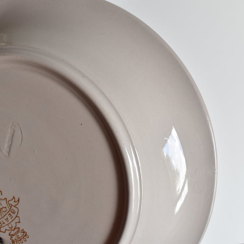 Antique Deep Plate, Ronウィ Beatrix D