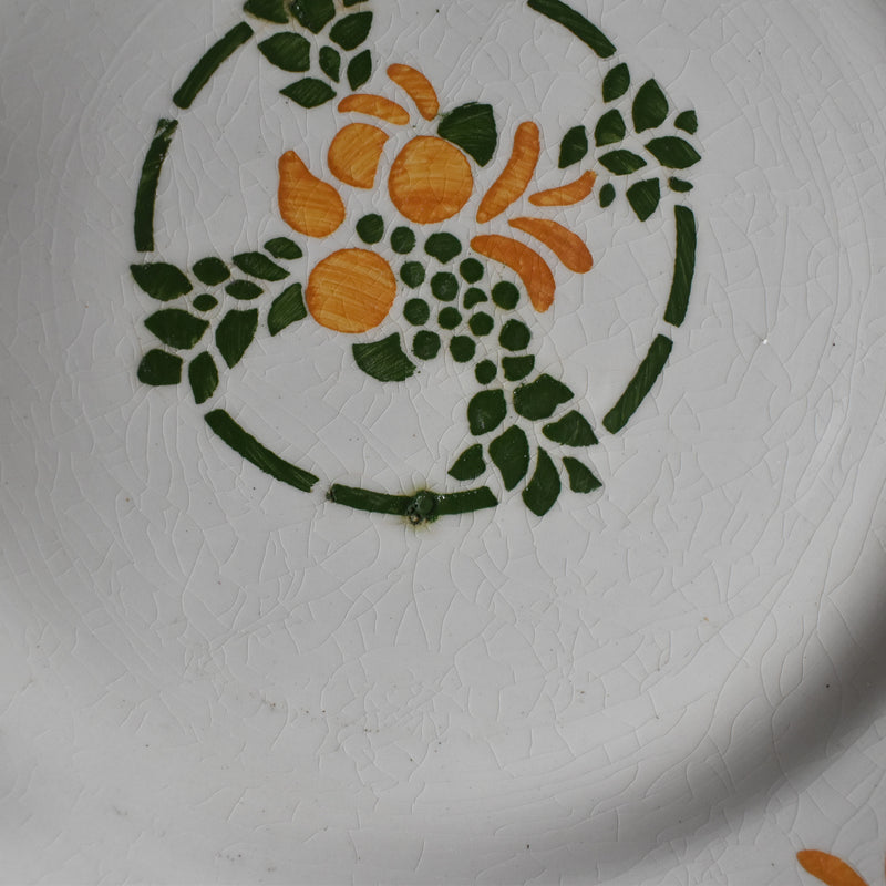 Vintage Dessert Plate, HBCM (Creil et Montereau) "Bizerte A"