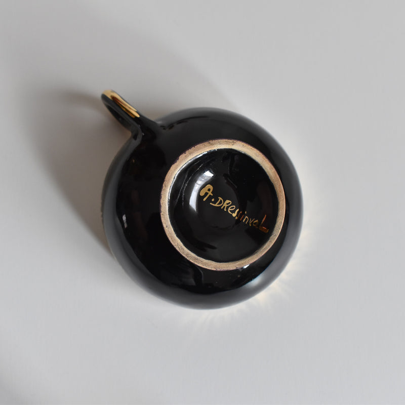 ア.ドラサンヴァル A.Dressinval コーヒーカップ＆ソーサー Black