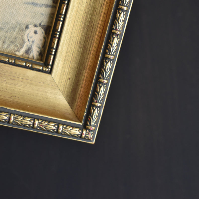 Vintage Frame with Painting J.L. Meissonnier