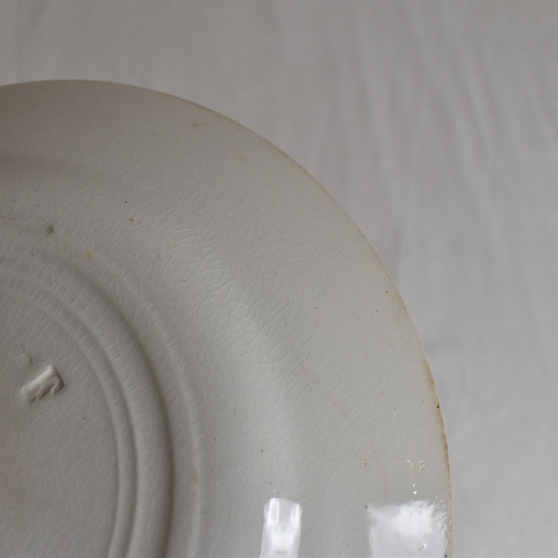 Vintage Dessert Plate, HBCM (Creil-Montereaux) Bizerte B