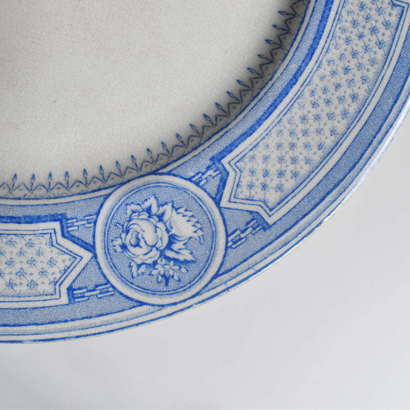 Antique Plate: Emile Bourgeois Faience Anglaise