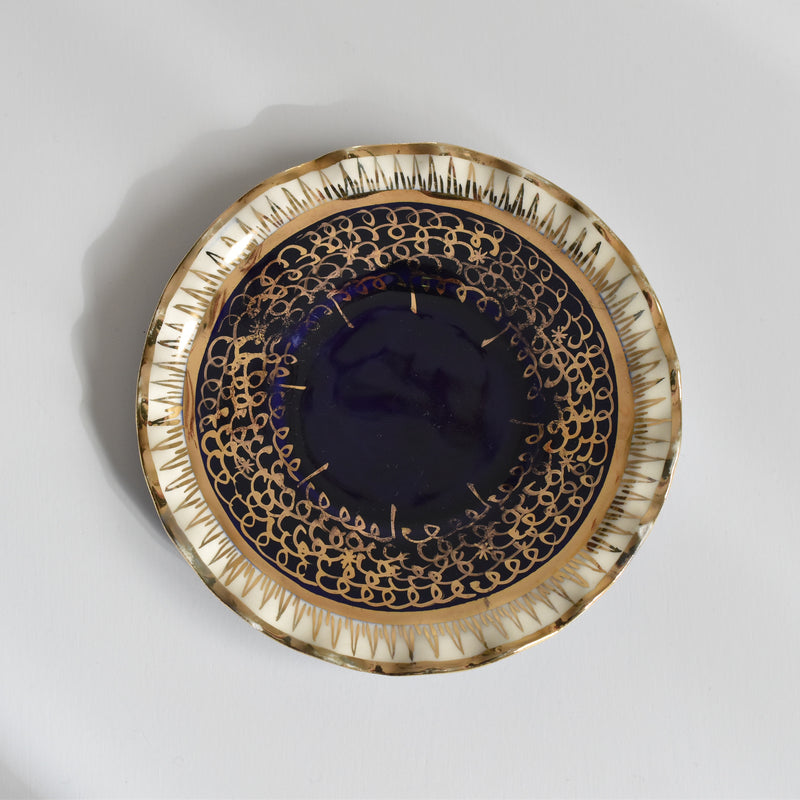 ア.ドラサンヴァル A.Dressinval コーヒーカップ＆ソーサー Dark Blue