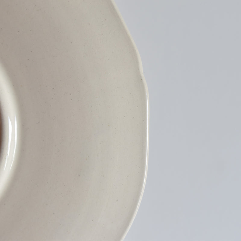 Vintage teacup and saucer, Digoin & Sarreguemines, Agreste A