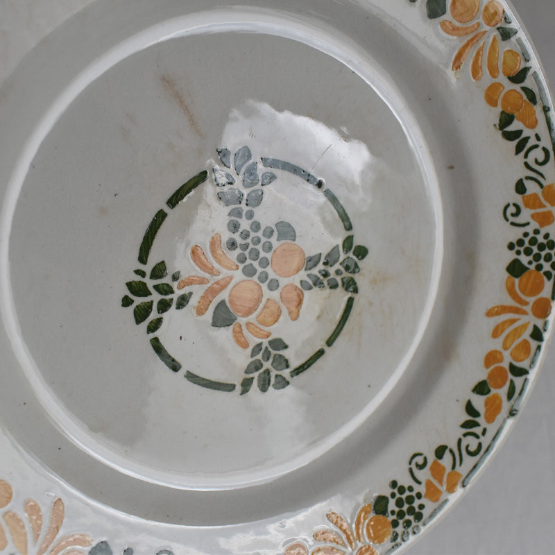 Vintage Dessert Plate, HBCM (Creil-Montereaux) Bizerte B