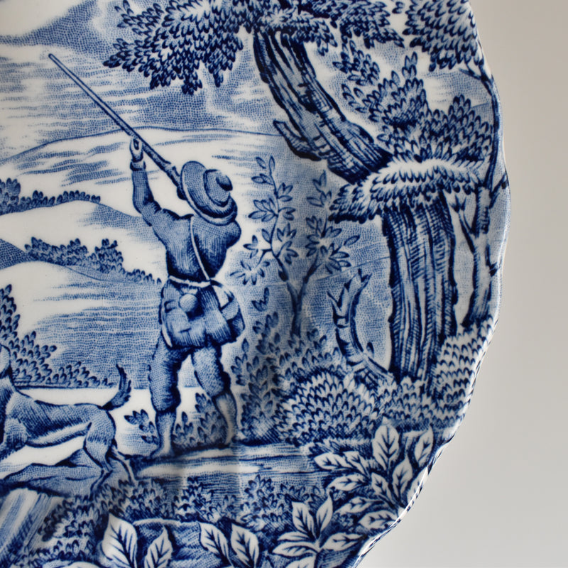 Vintage Dessert Plate Myott The Hunter C