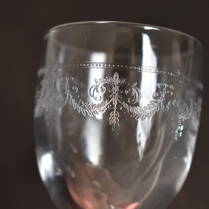 ヴィンテージ　クリスタルグラス　Chevreuse