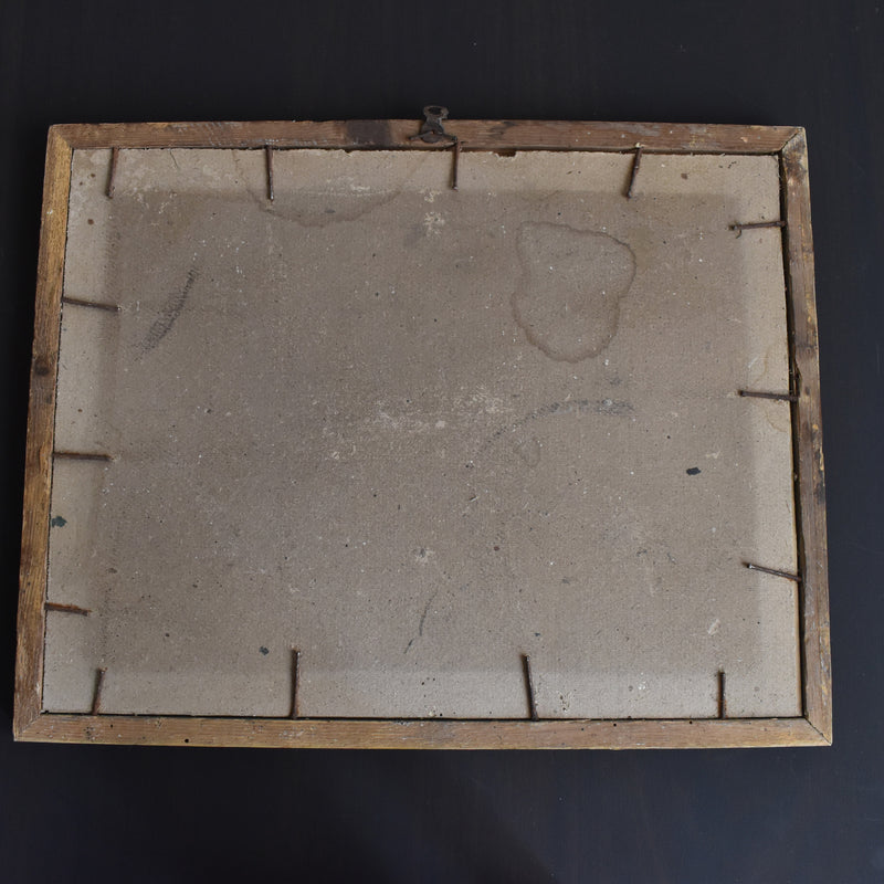 Antique frame with photo: Famille