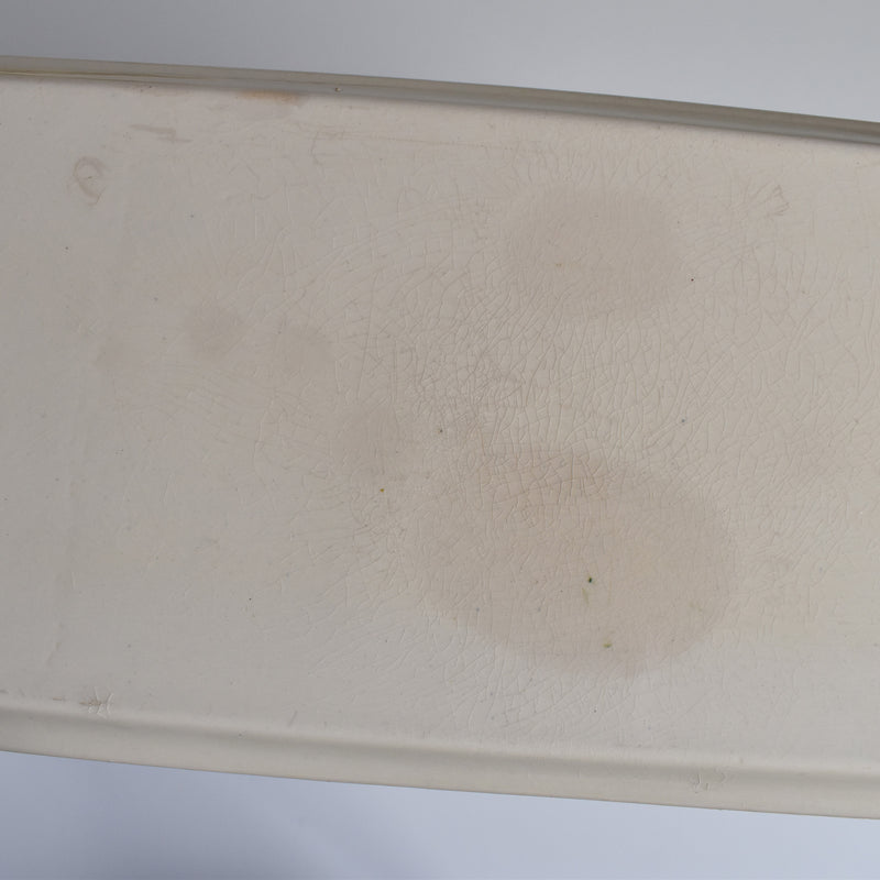Vintage Rectangular Cake Platter, Digoin & Sarreguemines, Aigueperse