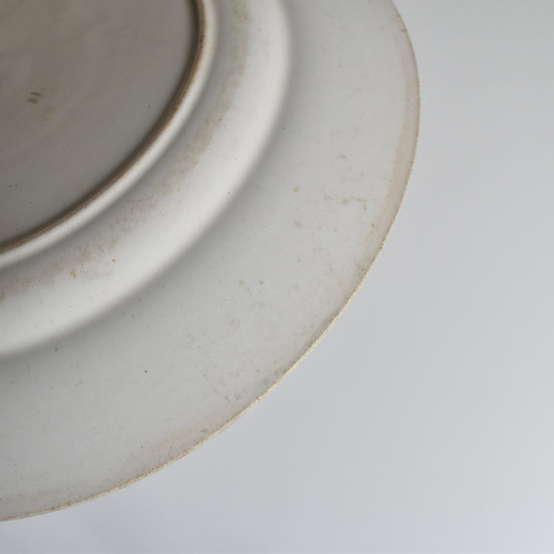 Antique Plate K&G Lunéville Bleuet