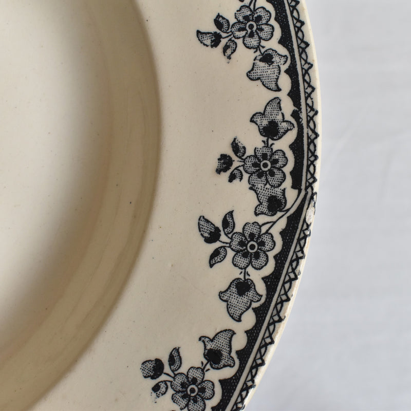 Antique Deep Plate HB&Cie Gagny C