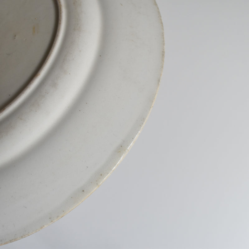 Antique Plate K&G Lunéville Bleuet