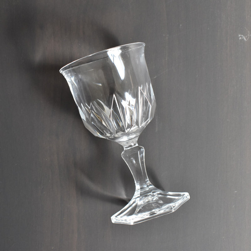 ヴィンテージ　クリスタルワイングラス　Chaumont