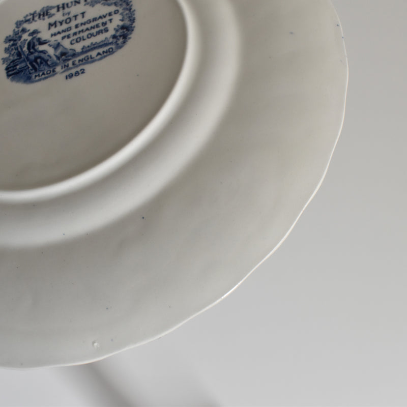 Vintage Dessert Plate Myott The Hunter D