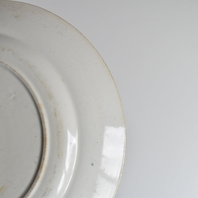 Antique Plate K&G Lunéville Bleuet
