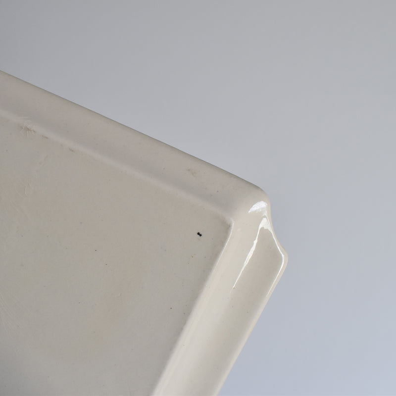 Vintage Rectangular Cake Platter, Digoin & Sarreguemines, Aigueperse