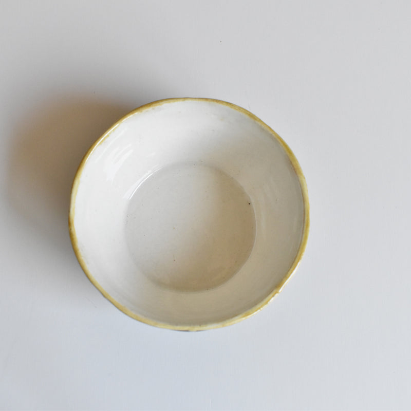 Vintage Barbotine Jam Pot with Spoon, Digoin & Sarreguemines, Mirabelle