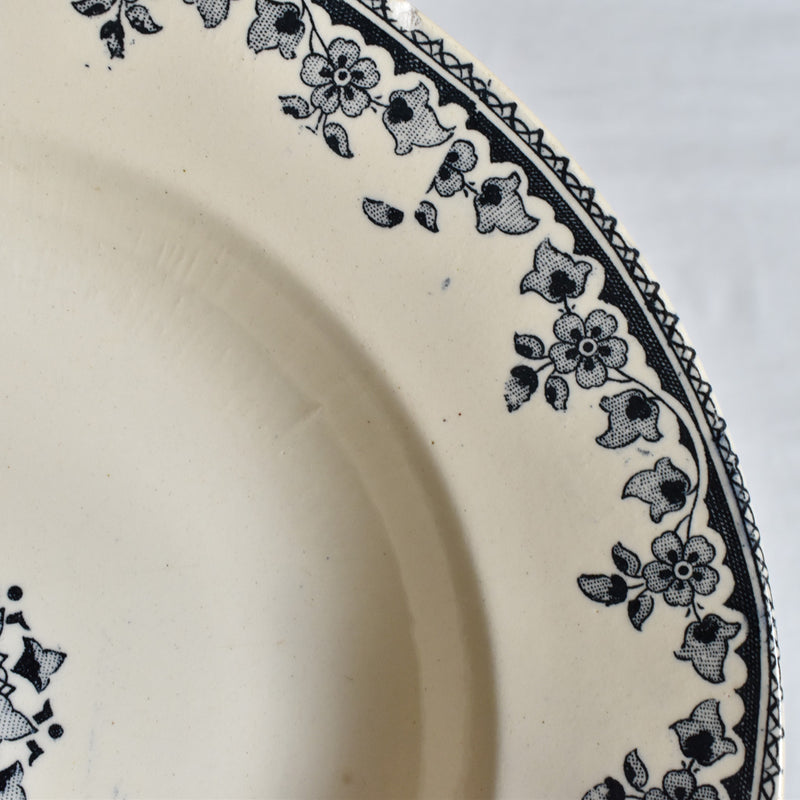 Antique Deep Plate HB&Cie Gagny C