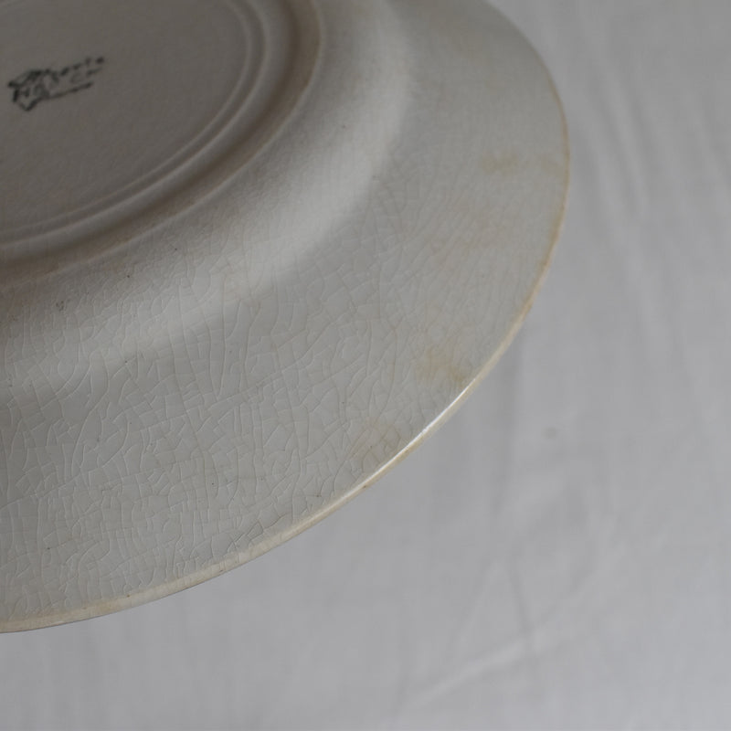 Vintage Dessert Plate HBCM (Creil et Montereau) Bizerte C