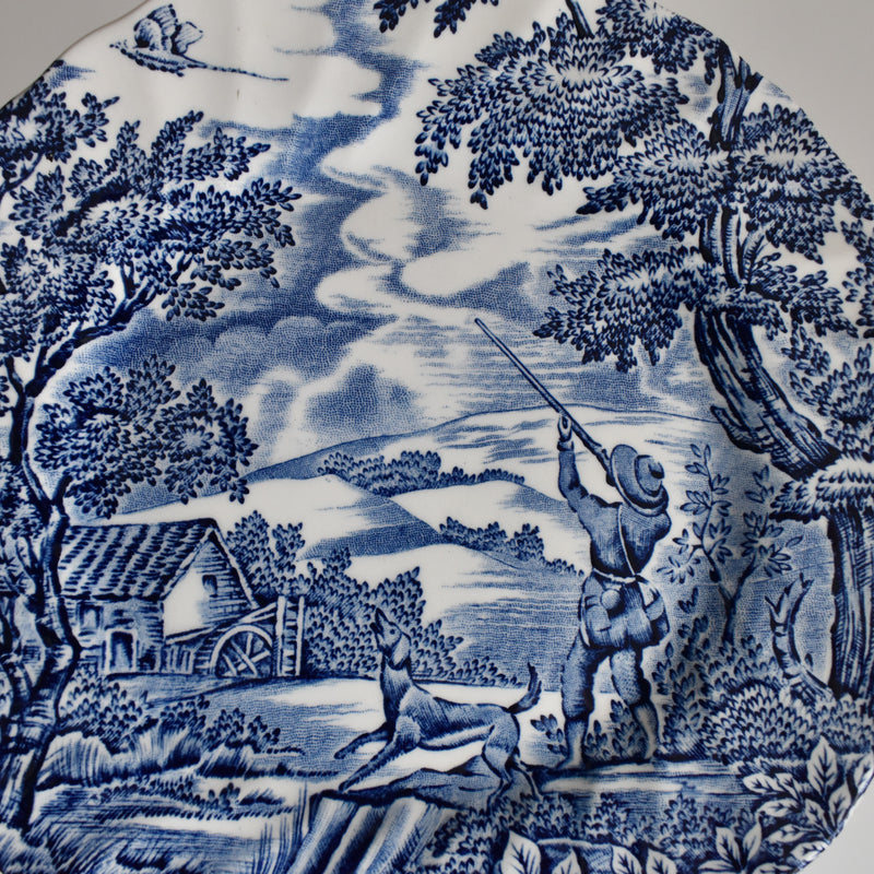 Vintage Dessert Plate Myott The Hunter D