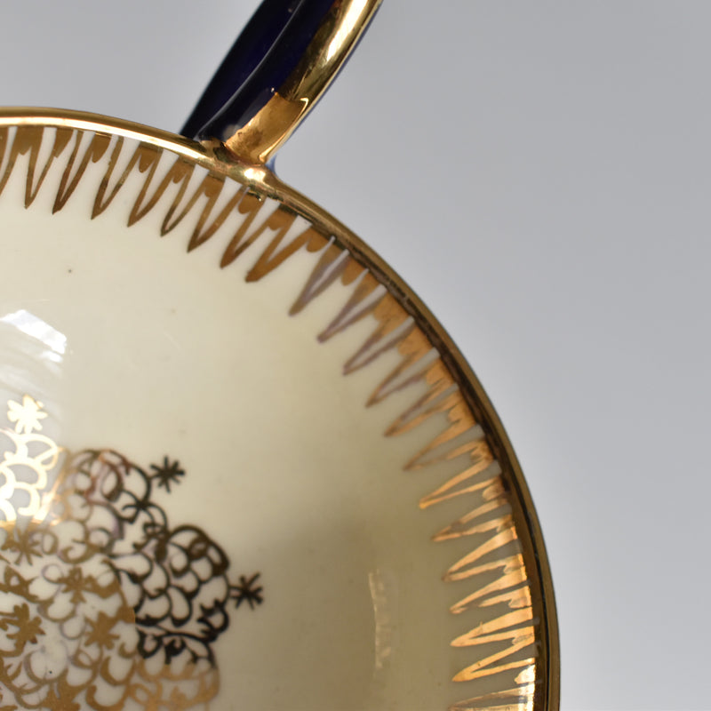 ア.ドラサンヴァル A.Dressinval コーヒーカップ＆ソーサー Dark Blue