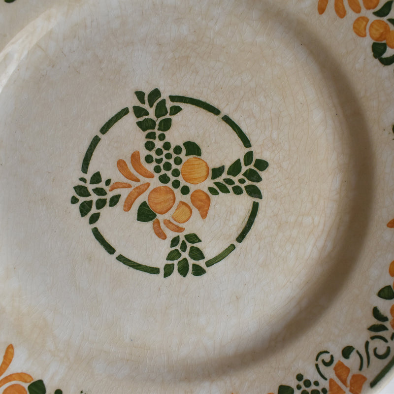 Vintage Dessert Plate HBCM (Creil et Montereau) Bizerte C