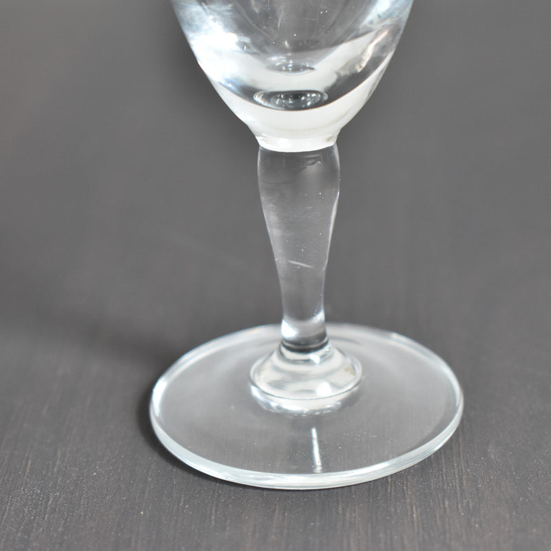 Vintage stemmed glass E