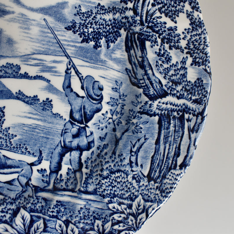 Vintage Dessert Plate Myott The Hunter D