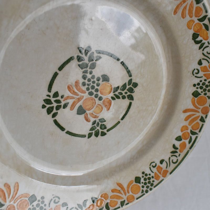 Vintage Dessert Plate HBCM (Creil et Montereau) Bizerte C