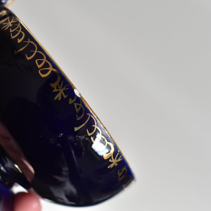 ア.ドラサンヴァル A.Dressinval コーヒーカップ＆ソーサー Dark Blue