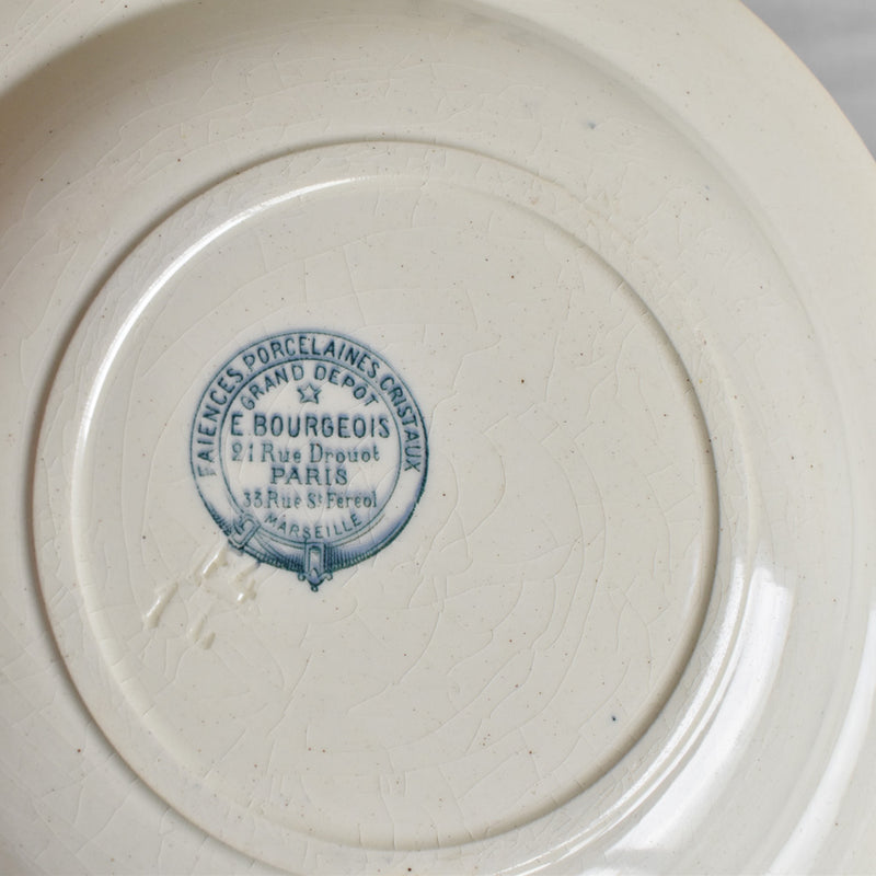 Antique Deep Dish, E. Bourgeois A