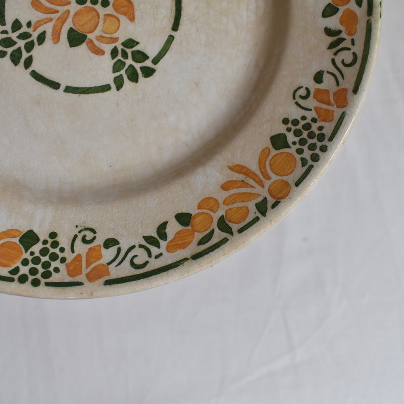 Vintage Dessert Plate HBCM (Creil et Montereau) Bizerte C