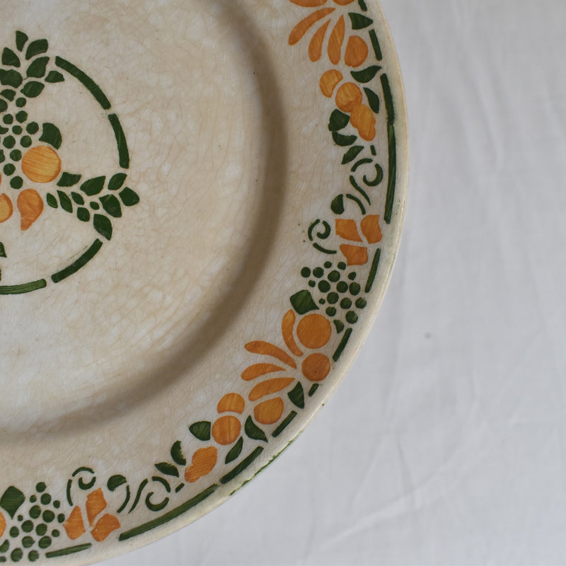 Vintage Dessert Plate HBCM (Creil et Montereau) Bizerte C