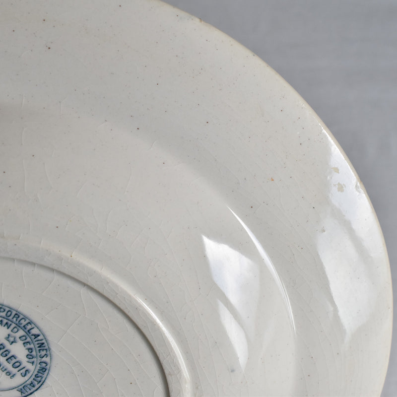Antique Deep Dish, E. Bourgeois A
