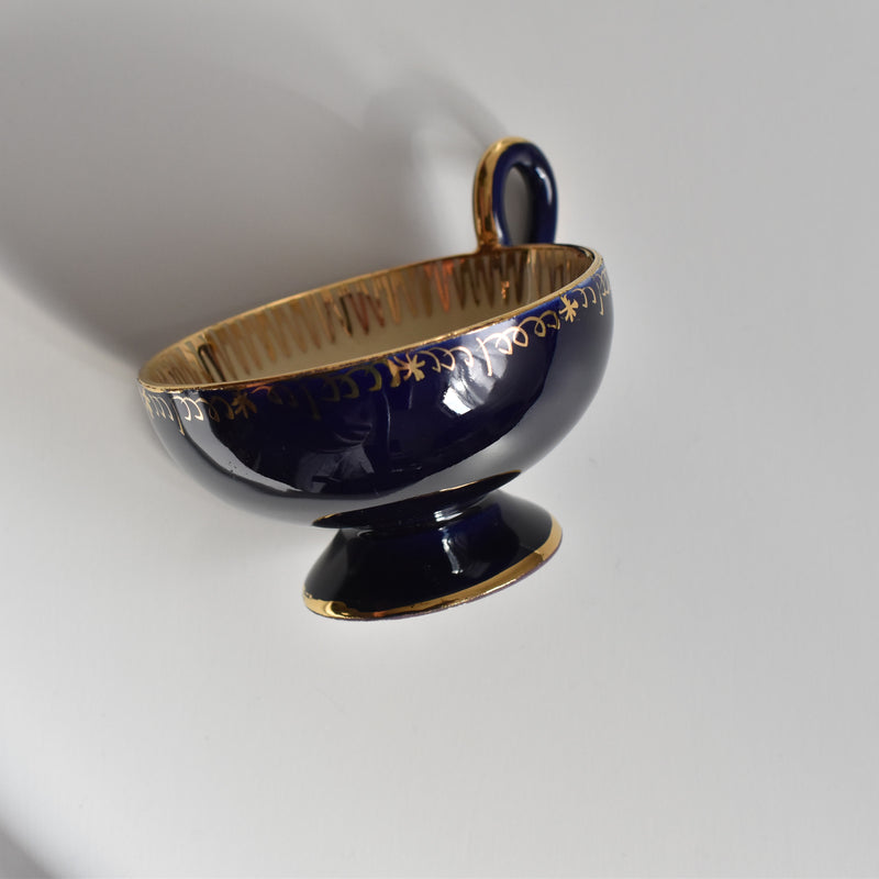 ア.ドラサンヴァル A.Dressinval コーヒーカップ＆ソーサー Dark Blue