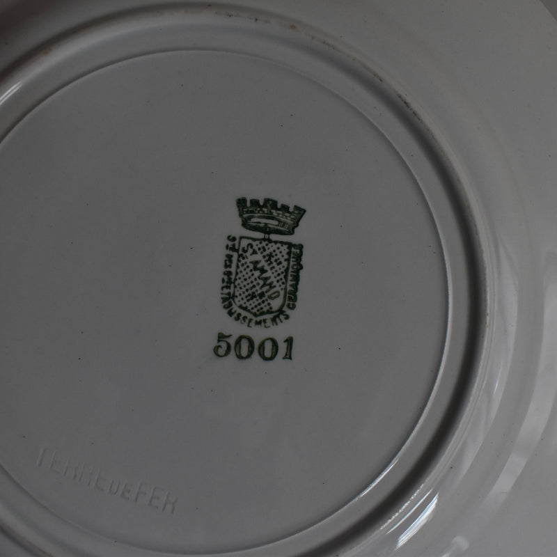 Vintage Plate Saint-Amand 5001C