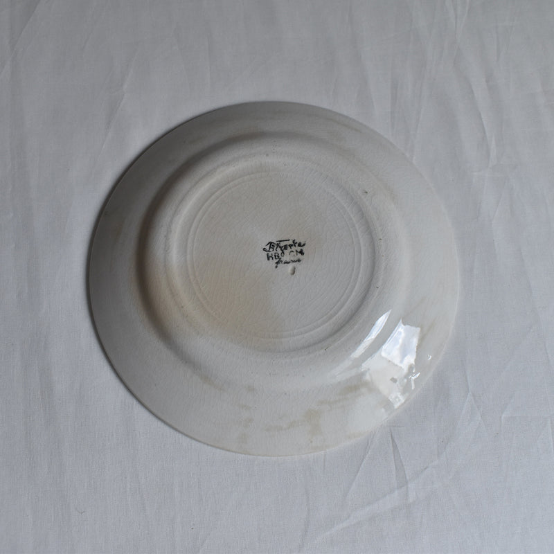 Vintage Dessert Plate HBCM (Creil et Montereau) Bizerte D