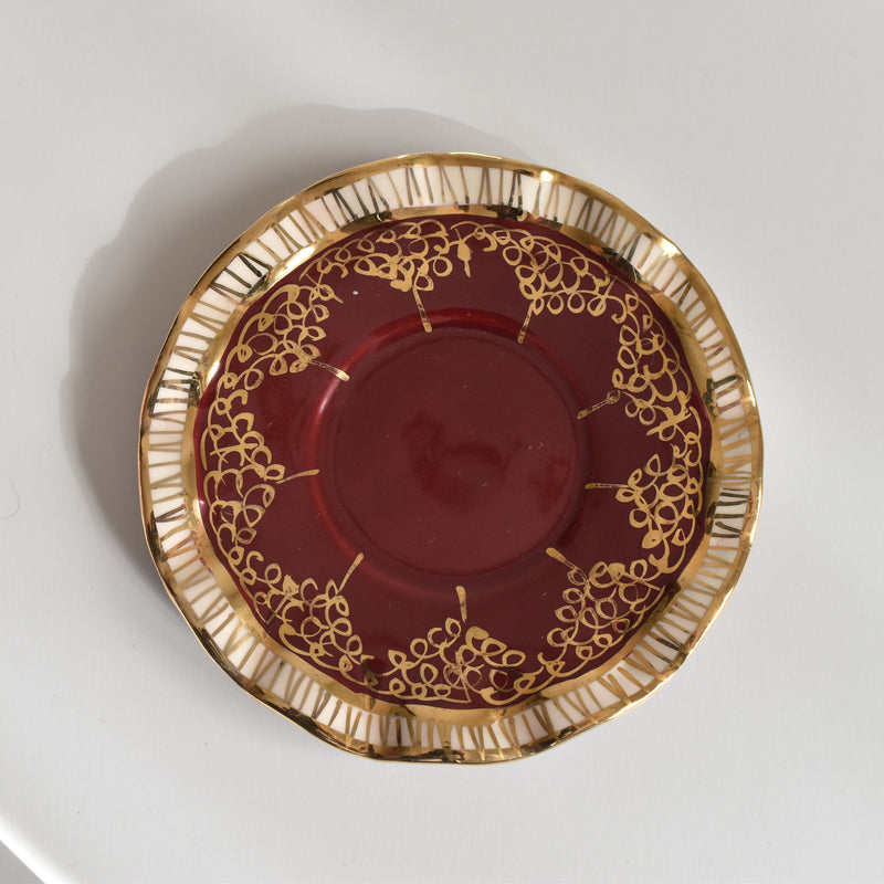 ア.ドラサンヴァル A.Dressinval コーヒーカップ＆ソーサー Red A