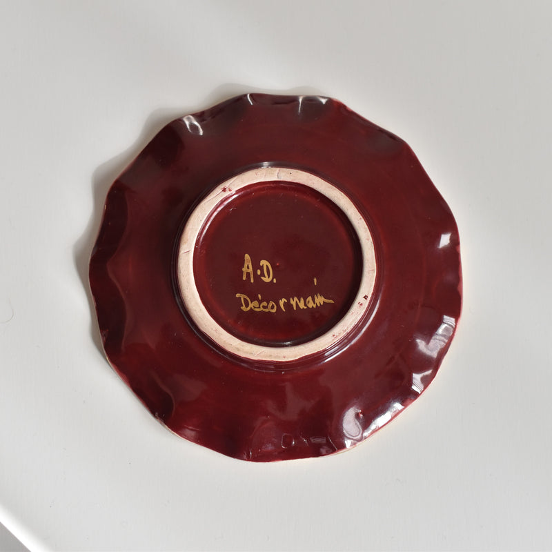 ア.ドラサンヴァル A.Dressinval コーヒーカップ＆ソーサー Red A