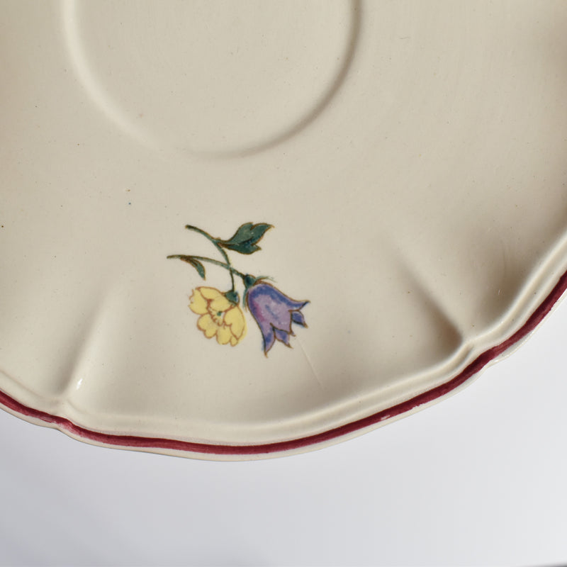 Vintage Cup and Saucer Digoin & Sarreguemines Agreste B