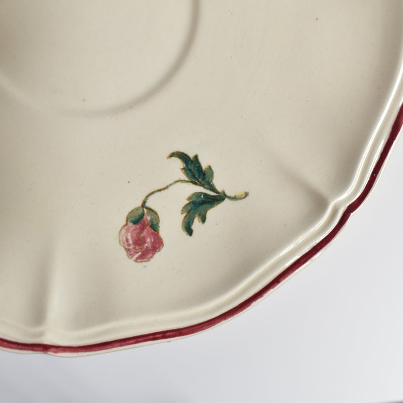 Vintage Cup and Saucer Digoin & Sarreguemines Agreste B