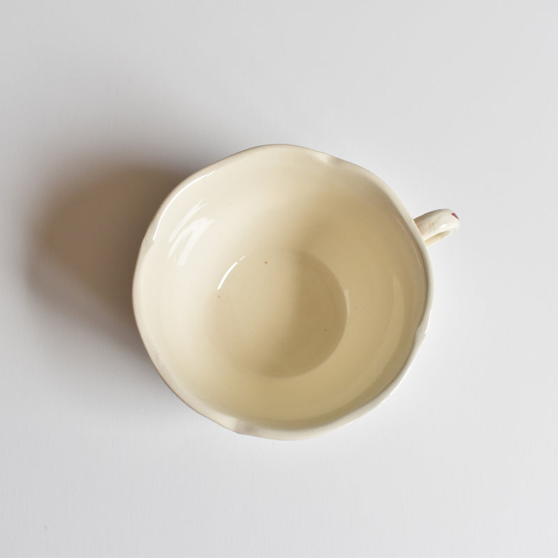 Vintage Cup and Saucer Digoin & Sarreguemines Agreste B