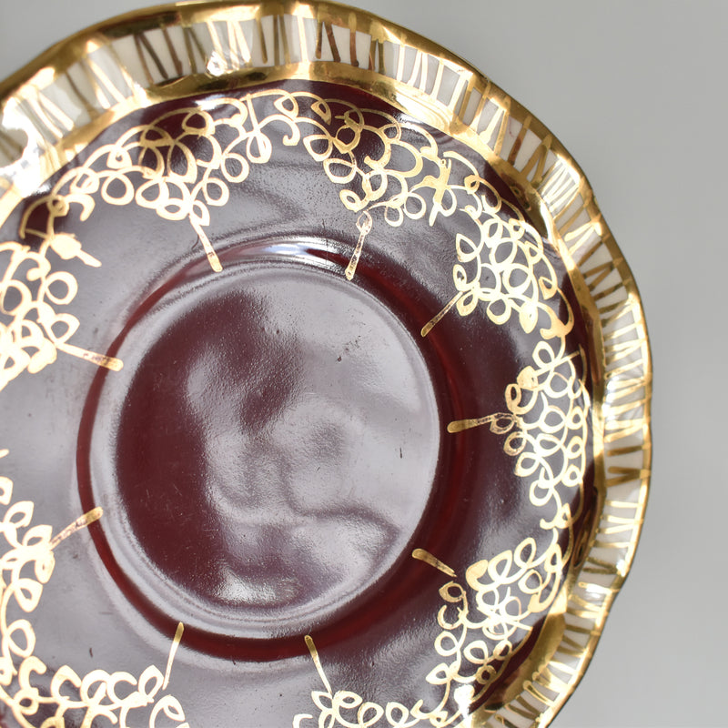 ア.ドラサンヴァル A.Dressinval コーヒーカップ＆ソーサー Red A